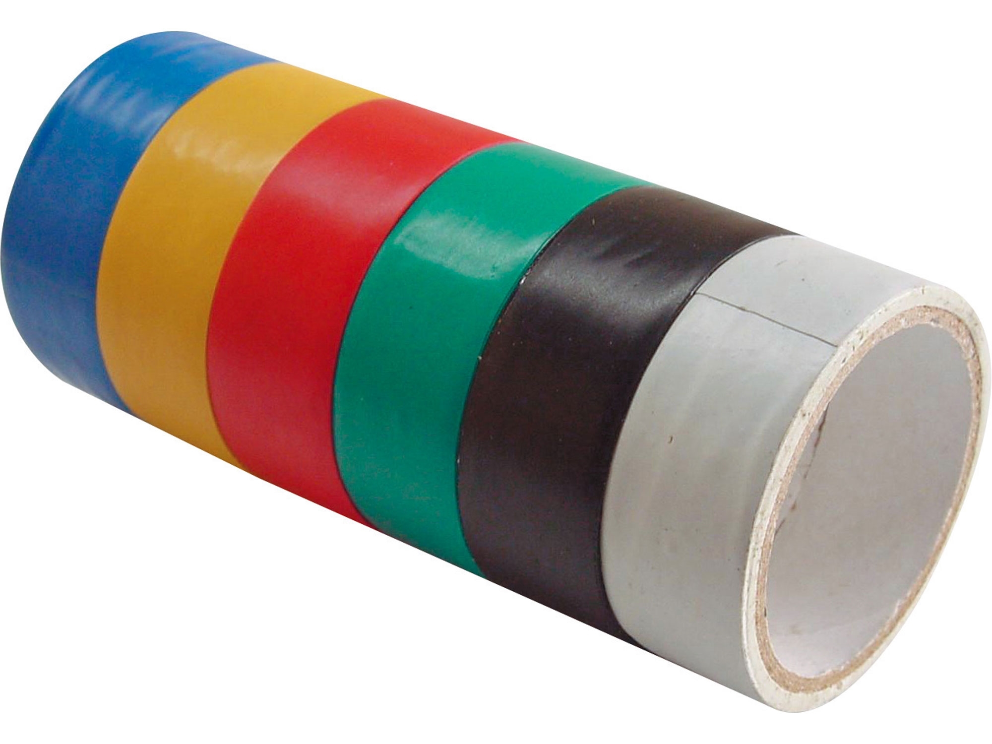 pásky izolační PVC, sada 6ks, 19mm x 18m, (3m x 6ks)