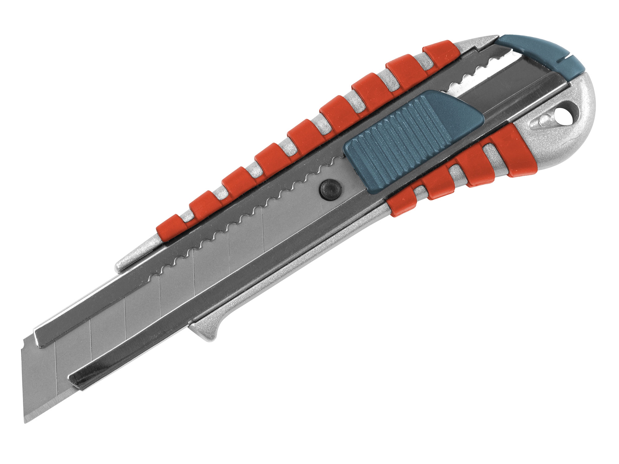 POŠK. OBAL nůž ulamovací kovový s kovovou výztuhou, 18mm, Auto-lock