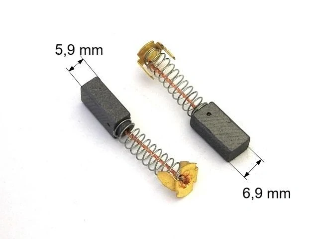 Náhradní uhlíky 5.9 x 6.9 x 19 mm